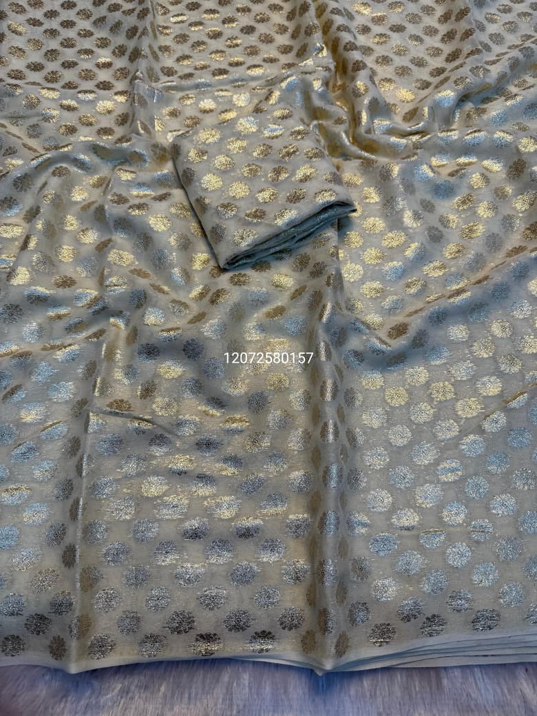 Pure Viscose Georgette Saree
