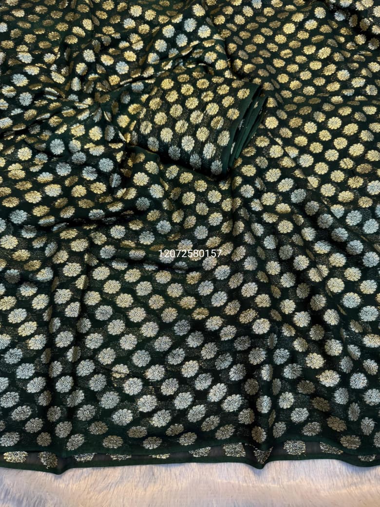 Pure Viscose Georgette Saree