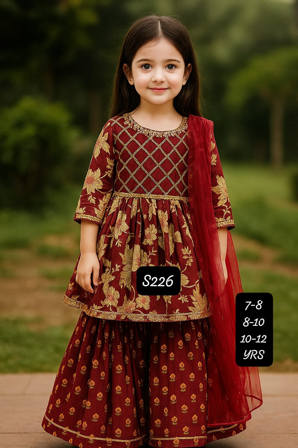 COTTON KURTI SHARARA AND DUPATTA SET⭐⭐