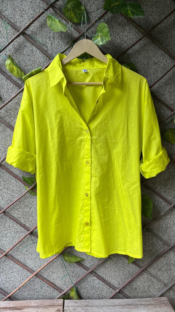 SOLID COTTON SHIRTS