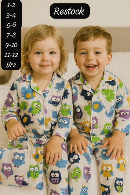 Kids wear night suits
