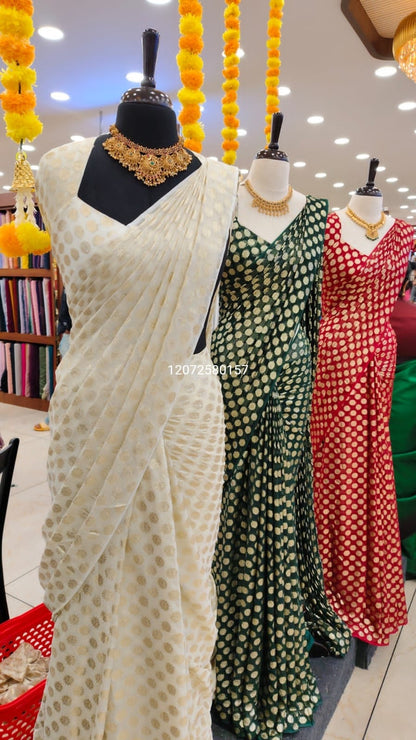 Pure Viscose Georgette Saree