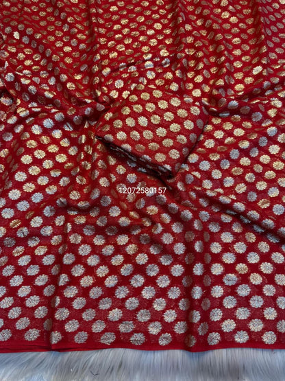 Pure Viscose Georgette Saree