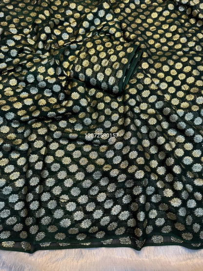 Pure Viscose Georgette Saree