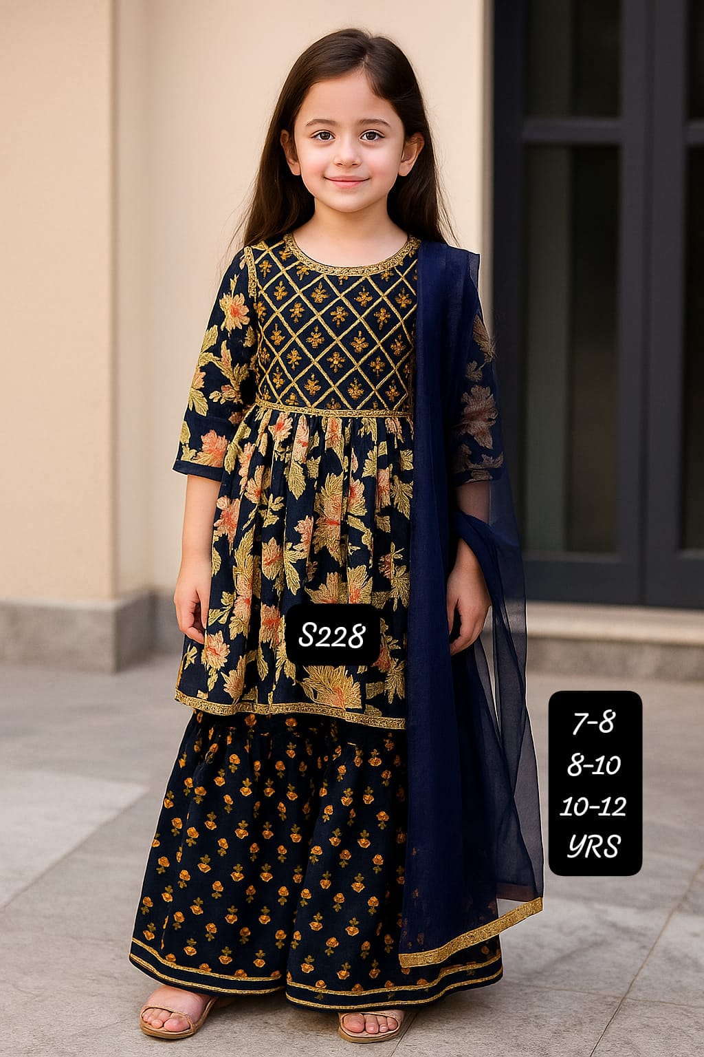 COTTON KURTI SHARARA AND DUPATTA SET⭐⭐