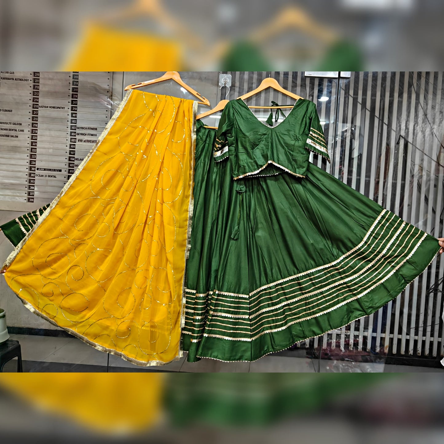 💟 NEW ARRIVALS💟 Where fashion meets tradition..!!
Launching our navratri lehenga collection 😍