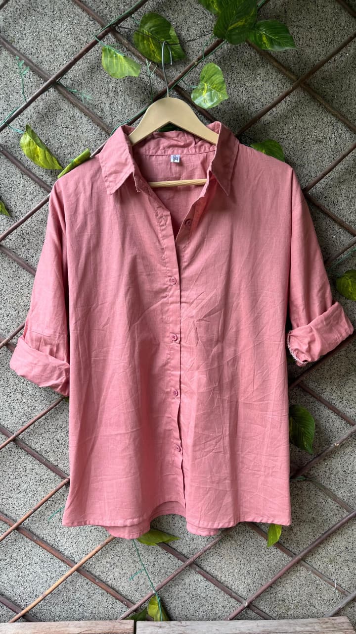 SOLID COTTON SHIRTS