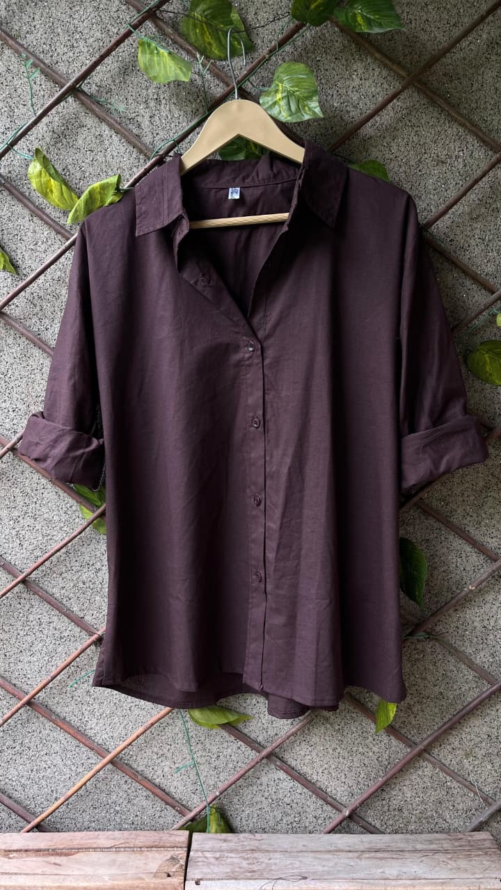 SOLID COTTON SHIRTS
