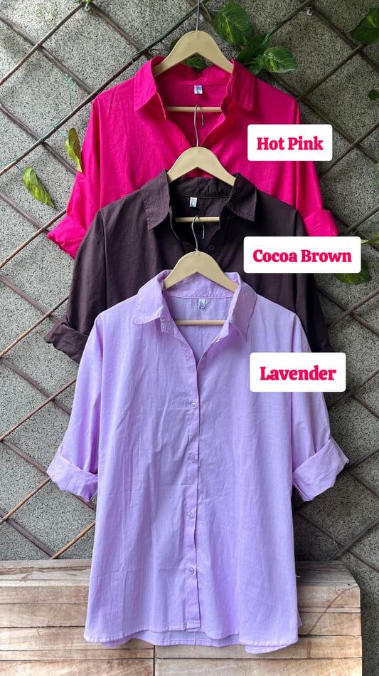 SOLID COTTON SHIRTS